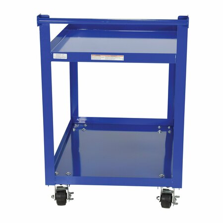 Vestil Steel Service Cart, 2 Shelves, 28 x 40, Steel, 2 Shelves, 1000 lb SCS2-2840